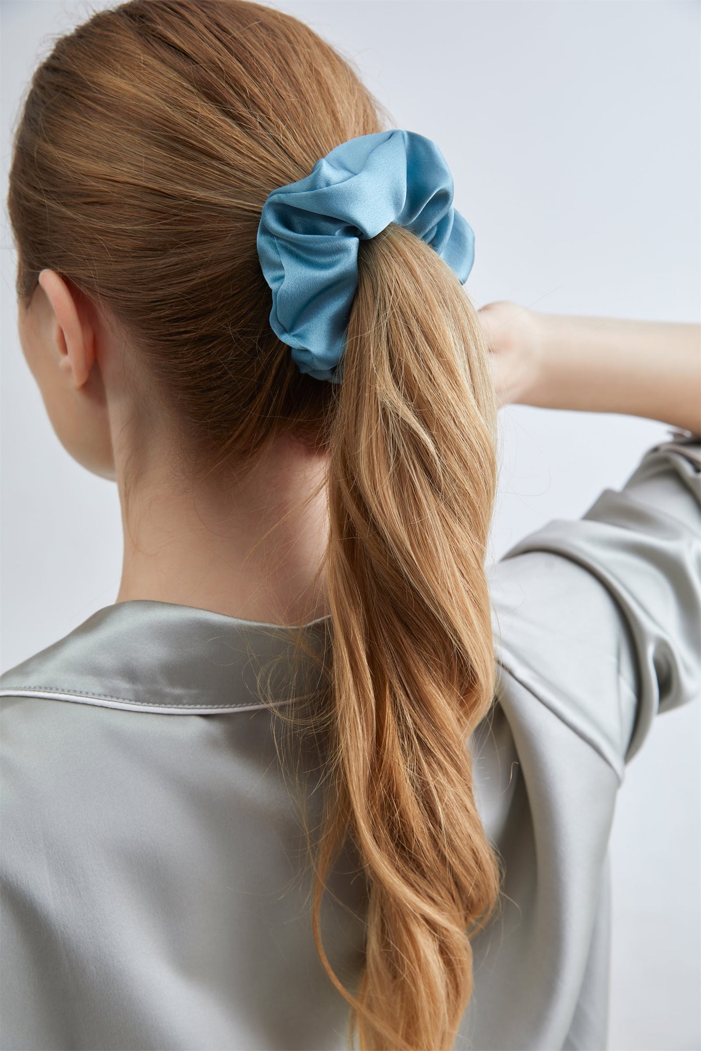 Silk Multicolor Scrunchies