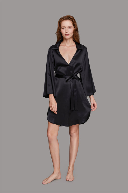 GRALACE Silk Sleepwear Robe