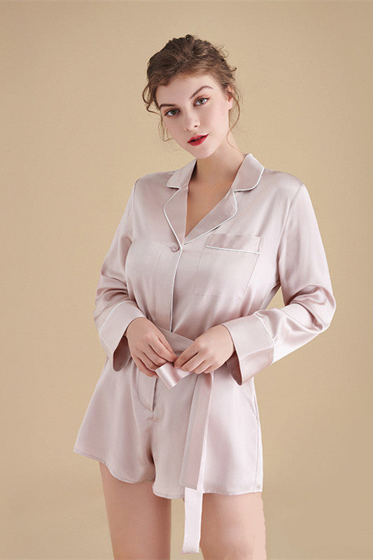 22 Mommen 100% Mulberry Luxury Silk Pajamas