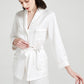 Houndstooth Classic Jacquard Silk Pajama Set