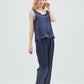 Casual Silk Camisole Pajama Set