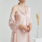 100% Mulberry Silk Comfortable Nightgown Single Piece Loungewear