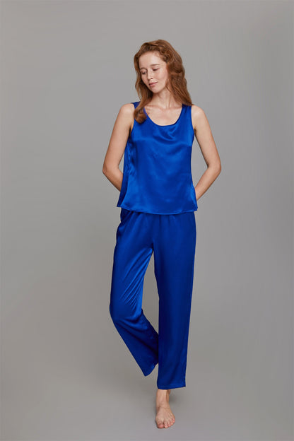 Casual Silk Camisole Pajama Set