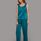 Casual Silk Camisole Pajama Set