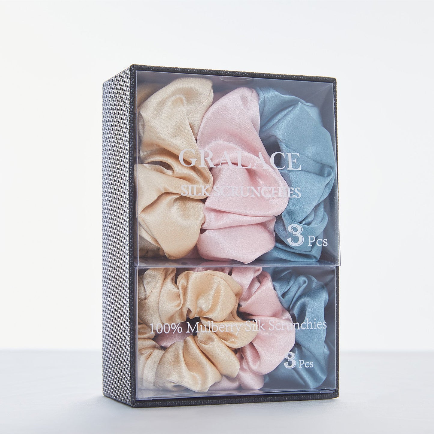 Silk Multicolor Scrunchies